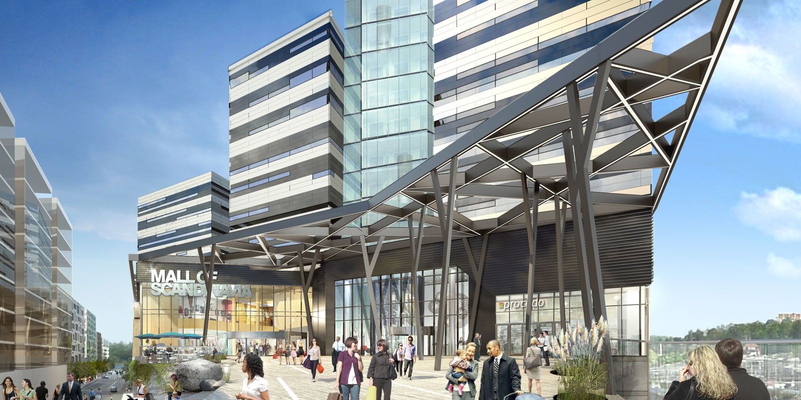 Mall of Scandinavia koncept till kontrakt Bau › Bau